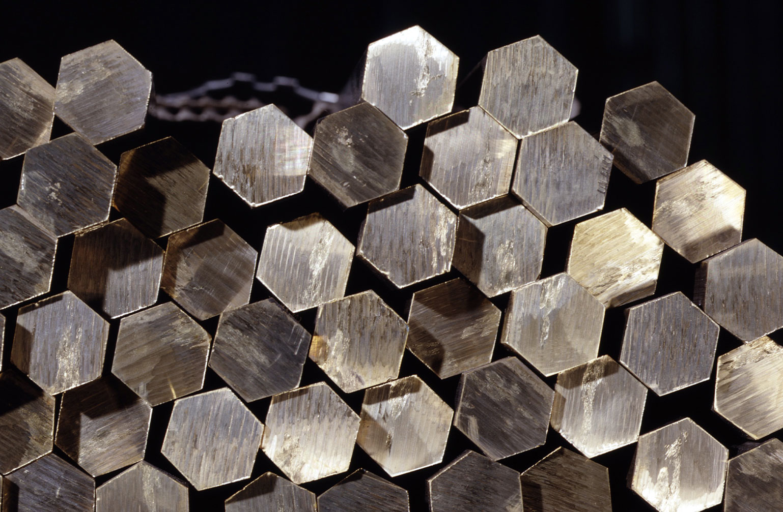 Hexagonal brass bars in rods by Mario Crespi S.p.A.