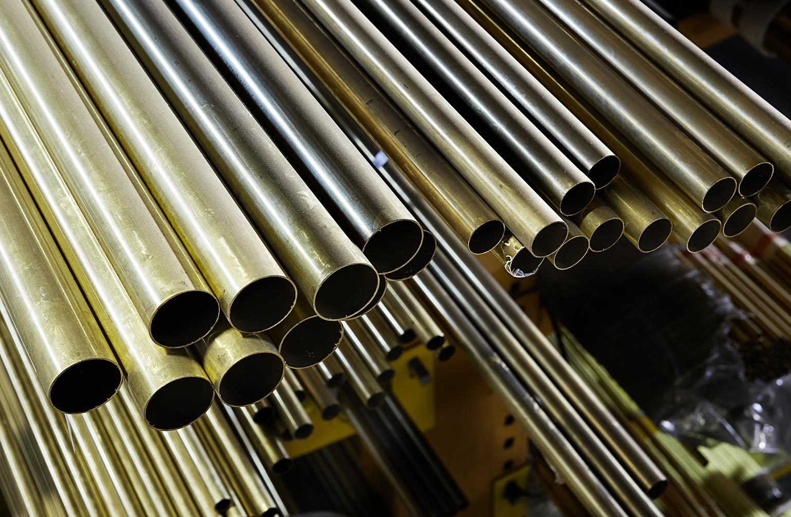 Crespi Metalli round brass tubes