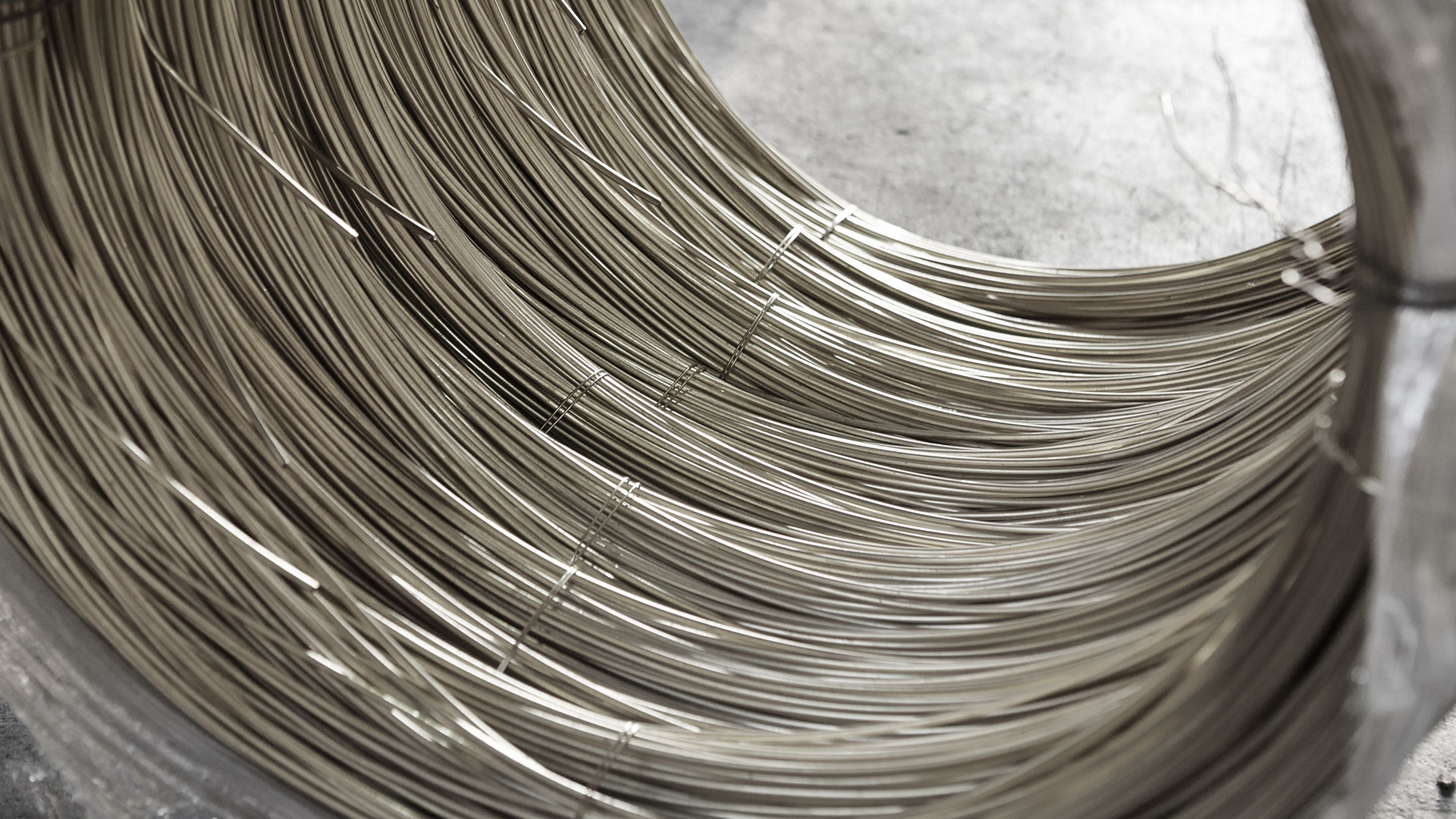 Mario Crespi S.p.A. aluminium wire detail